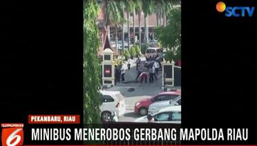 Mobil Minibus Berisi Sekelompok Teroris Serang Mapolda Riau - Terkini