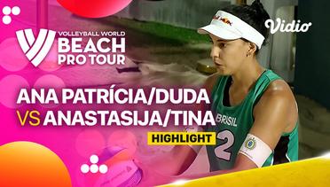 Highlights | Ana Patricia/Duda (BRA) vs Anastasija/Tina (LAT) | Beach Pro Tour Elite 16 Doha, Qatar 2023