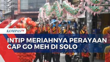 Perayaan Cap Go Meh, Barongsai dan Liong Kelilingi Toko di Solo