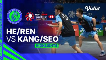 Men's Doubles: He Ji Ting/Ren Xiang Yu (CHN) vs Kang Min Hyuk/Seo Seung Jae (KOR) | YONEX All England - Highlights | Yonex All England Open Badminton Championships