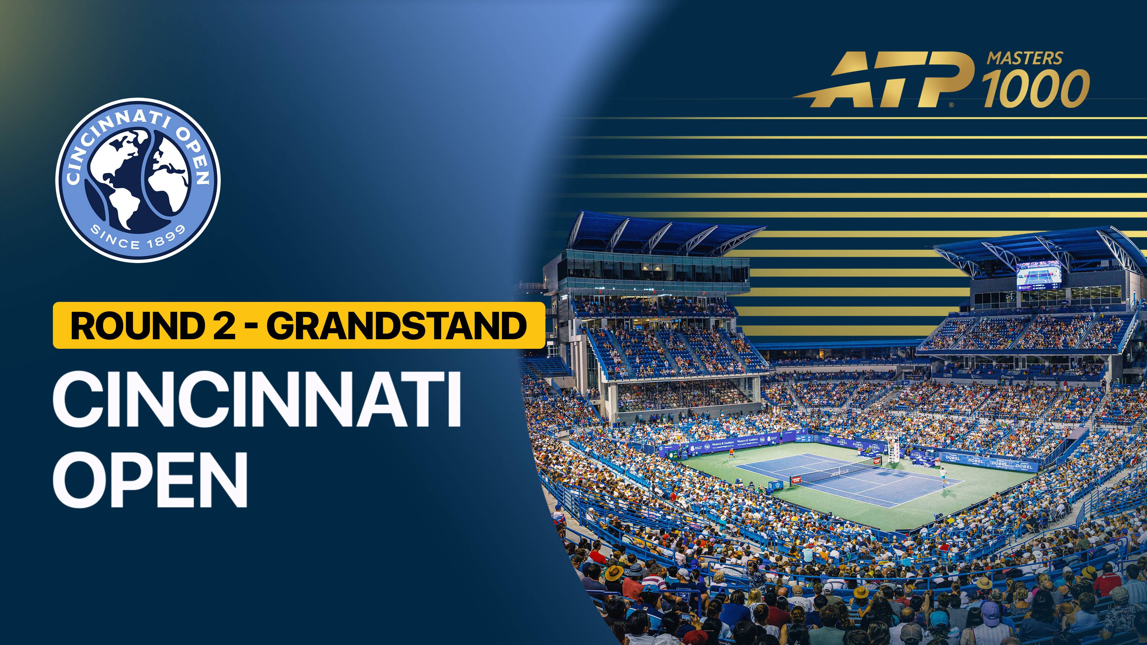 Rafael Jodar vs Denis Shapovalov - Round 2 (Grandstand) | ATP 1000: Cincinnati Open 2026