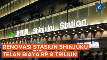 Besarnya Biaya Renovasi Stasiun Kereta Shinjuku Mencapai Rp 8 Triliun