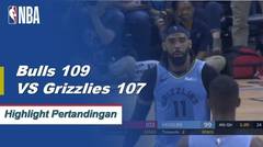 NBA I Cuplikan Pertandingan : Bulls 109 vs Grizzlies 107