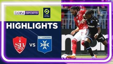Match Highlights | Brest vs Auxerre | Ligue 1 2022/2023