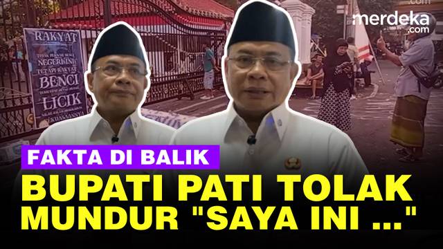 Sudewo Blak-blakan Fakta di Balik Penolakan Mundur SebagaiBupati Pati: Saya ini ...