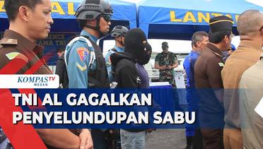 Tim Gabungan TNI AL Gagalkan Upaya Penyelundupan 36 Kg Sabu di Perairan Aceh