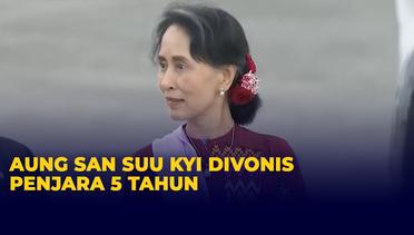 Aung San Suu Kyi Divonis Penjara 5 Tahunatas Satu Kasus Korupsi