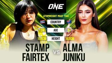 Stamp Fairtex vs. Alma Juniku | Full Fight Replay
