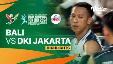 Tempat Ketiga Putra: Bali vs DKI Jakarta - Highlights | Babak Kualifikasi PON XXI Bola Voli