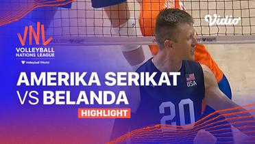 Match Highlights | Amerika Serikat vs Belanda | Men’s Volleyball Nations League 2023