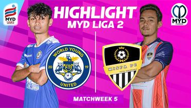 Highlight World Young United VS Misfa FC MYD Liga 2 Bandung Premier League.