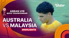 Australia vs Malaysia - Highlights | ASEAN U19 Boys Championship 2024 - 3rd Place