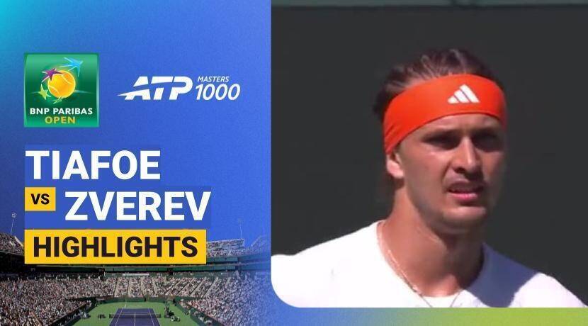 Frances Tiafoe vs Alexander Zverev - Round of 16 | ATP 1000: BNP Paribas Open 2026