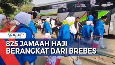 825 Jamaah Haji Kabupaten Brebes Diberangkatkan ke Tanah Suci