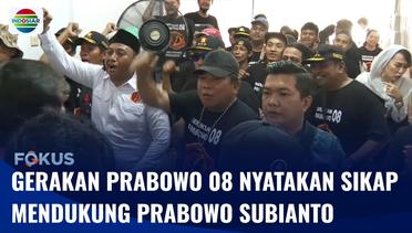 GP 08 yang Terdiri dari Relawan Jokowi dan Ganjar Pranowo Nyatakan Sikap Dukung Prabowo | Fokus