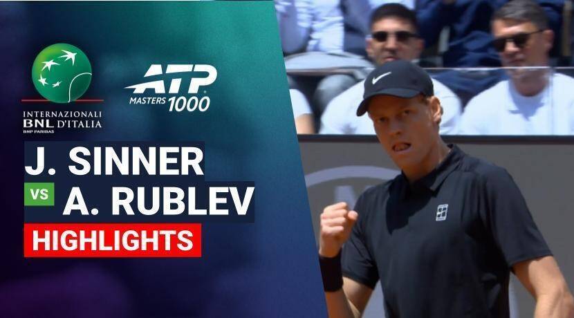 Jannik Sinner vs Andrey Rublev - Quarterfinals | ATP 1000: Internazionali BNL d'Italia 2026