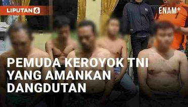 Viral TNI Dikeroyok Warga Saat Amankan Acara Dangdutan di Grobogan