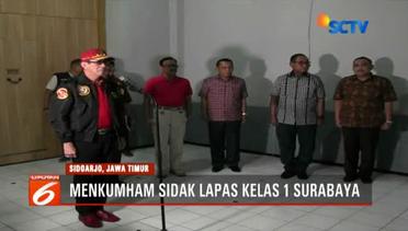 Menteri Yasonna Laoly Sidak Lapas Kelas I Surabaya - Liputan6 Pagi