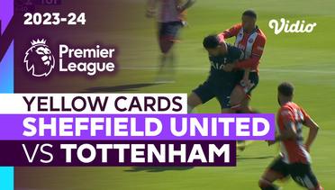 Kartu Kuning | Sheffield United vs Tottenham | Premier League 2023/24