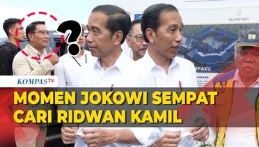 Momen Jokowi Sempat Cari Ridwan Kamil saat Wawancara dengan Media di IKN