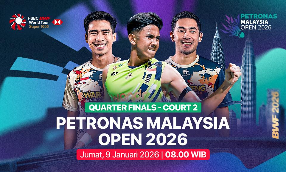 PETRONAS Malaysia Open 2026 - Quarterfinals (Court 2)