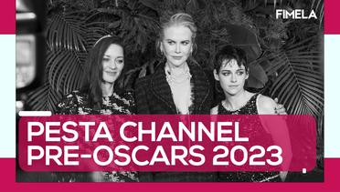 Gaya Glamor Artis di Pesta Chanel Pre-Oscars 2023