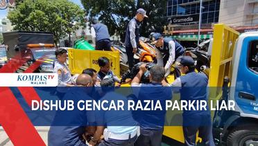 Dishub Kota Malang Gembok Mobil yang Parkir Sembarangan