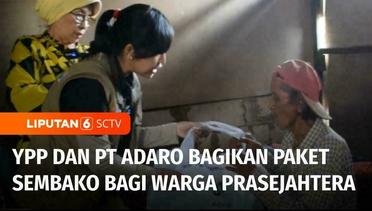 YPP Bersama PT Adaro Bagikan Ratusan Paket Sembako pada Warga Prasejahtera di Bogor | Liputan 6