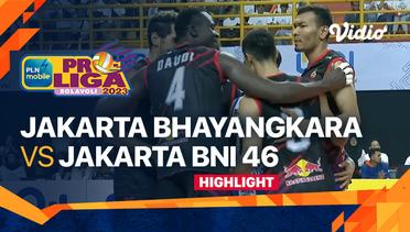 Highlights | Jakarta Bhayangkara Presisi vs Jakarta BNI 46 | PLN Mobile Proliga Putra 2023