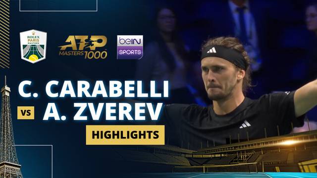 C. Ugo Carabelli vs A. Zverev - Highlight | ATP 1000: Rolex Paris Masters 2025