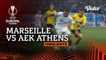 Marseille vs AEK Athens - Highlights | UEFA Europa League 2023/24