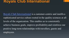 Details Royals Club International, Royals Club International Directors