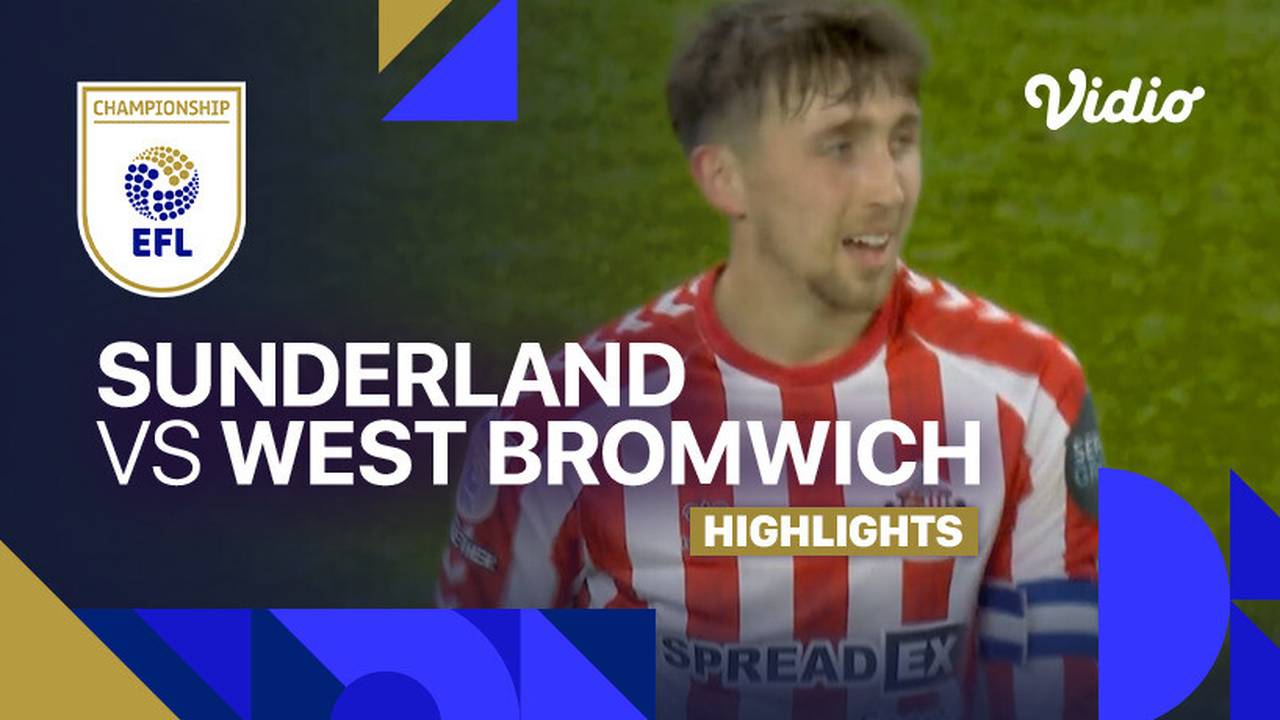 Sunderland vs West Bromwich Albion - Highlights | EFL Championship 2024/25