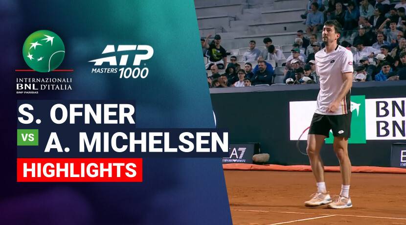 Sebastian Ofner vs Alex Michelsen - Round 1 (Pietrangeli) | ATP 1000: Internazionali BNL d'Italia 2026