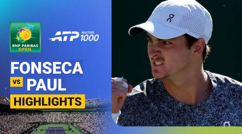 Joao Fonseca vs Tommy Paul - Round 3 | ATP 1000: BNP Paribas Open 2026