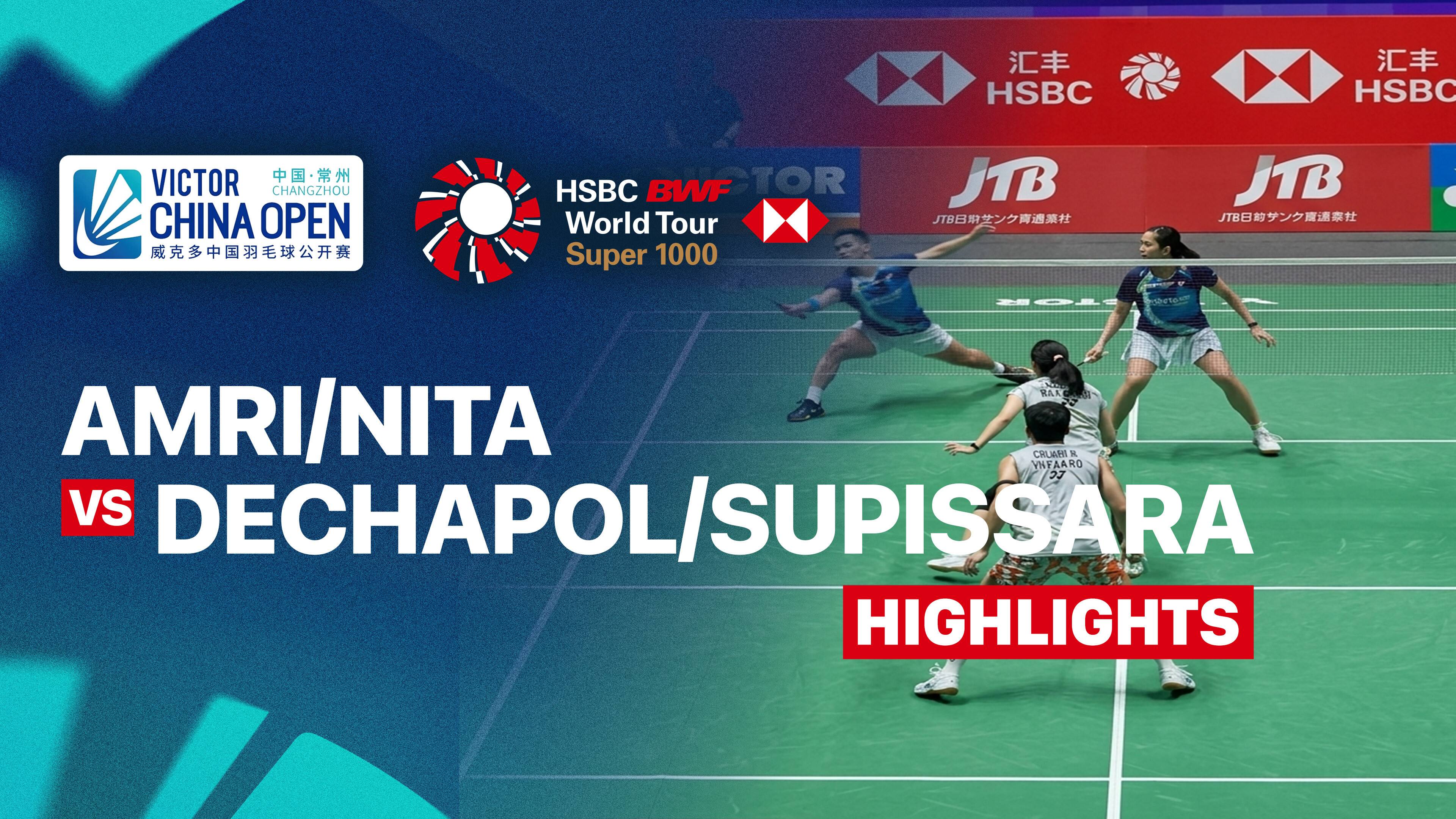 Amri Syahnawi/Nita Violina Marwah (INA) vs Dechapol Puavaranukroh/Supissara Paewsampran (THA) - Mixed Doubles Round of 32 | VICTOR China Open 2026