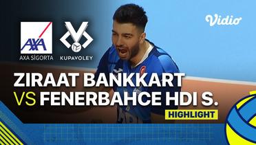 Highlights | Semifinal: Zi̇raat Bankkart vs Fenerbahce HDI Si̇gorta | Men's Turkish Volleyball Cup 2022/23