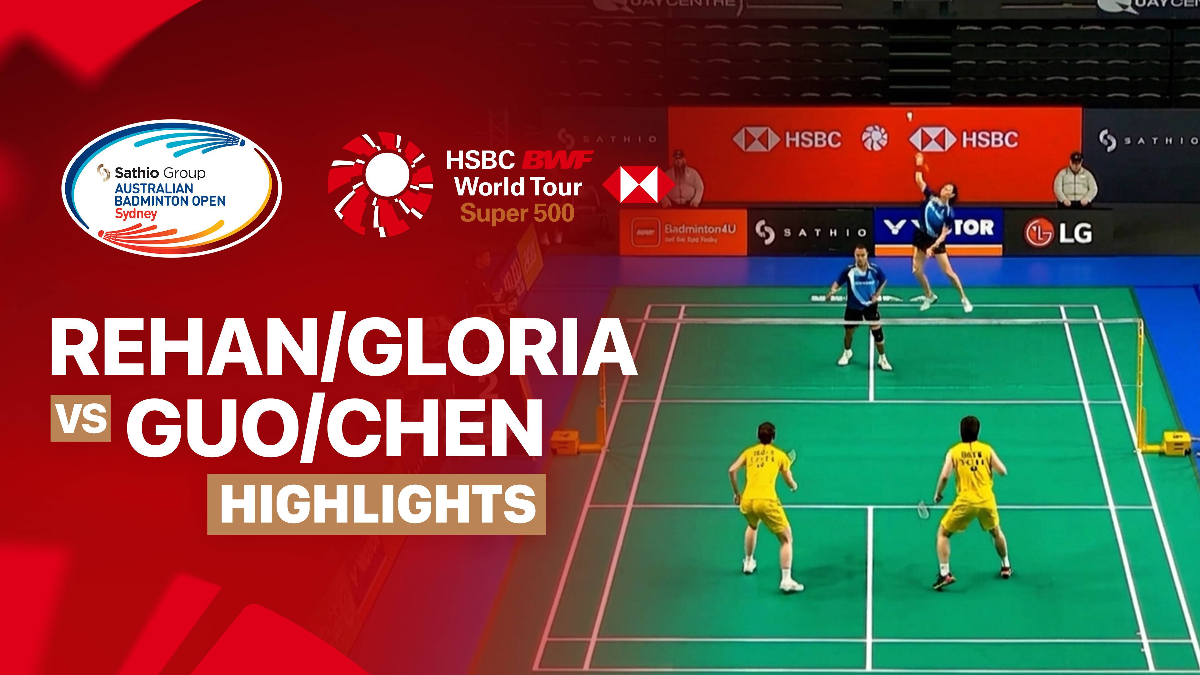 Rehan Naufal Kusharjanto / Gloria Emanuelle Widjaja (INA) vs Guo Xin Wa / Chen Fang Hui (CHN) - Mixed Doubles Quarter Finals | SATHIO GROUP Australian Open 2026
