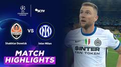Shakhtar Donetsk VS Inter Milan - Highlights UEFA Champions League 2021/2022