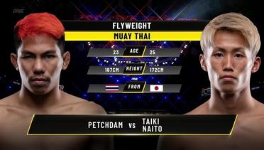 Petchdam vs. Taiki Naito | ONE Championship Full Fight
