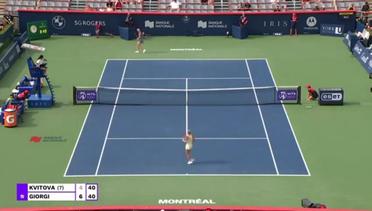 Match Highlights | Petra Kvitova 0 vs 2 Camila Giorgi | WTA Omnium Banque Nationale 2021