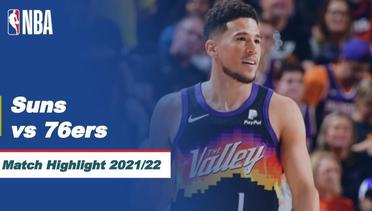 Match Highlight | Phoenix Suns vs Philadelphia 76ers | NBA Regular Season 2021/22
