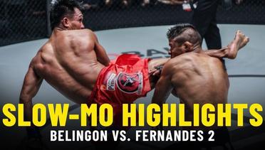 Kevin Belingon vs. Bibiano Fernandes 2 - Slow-Mo Fight Highlights