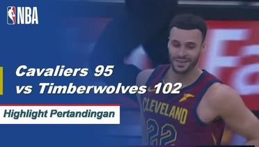 NBA I Cuplikan Pertandingan : Timberwolves 102 vs Cavaliers 95