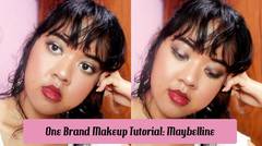 One Brand Makeup Tutorial MAYBELLINE