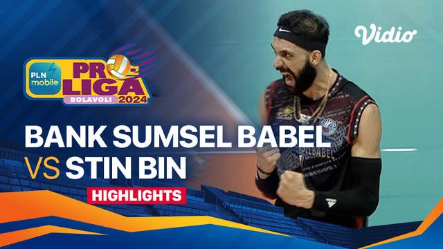 Final Four Putra: Palembang Bank Sumsel Babel vs Jakarta STIN BIN - Highlights | PLN Mobile Proliga 2024