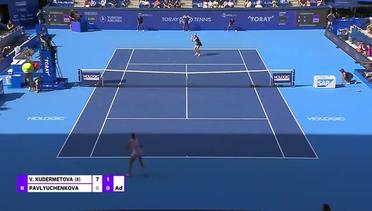 Semifinal: Veronika Kudermetova vs Anastasia Pavlyuchenkova - Highlights | WTA Toray Pan Pacific 2023