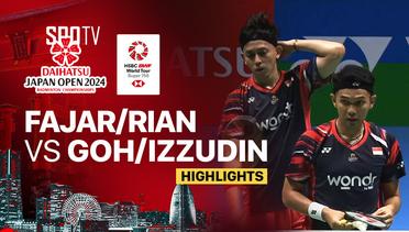 Fajar Alfian/Muhammad Rian (INA) vs Goh Sze Fei/Nur Izzudin (MAS) - Highlights | Daihatsu Japan Open 2024 - Men's Doubles