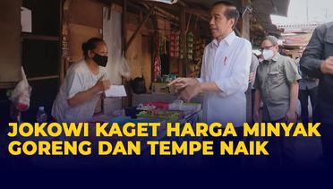 Presiden Jokowi Kaget Harga Minyak Goreng dan Tempe Naik