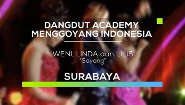 Weni DA3, Linda DA3 dan Lilis BP1 - Sayang (DAMI 2016 - Surabaya)